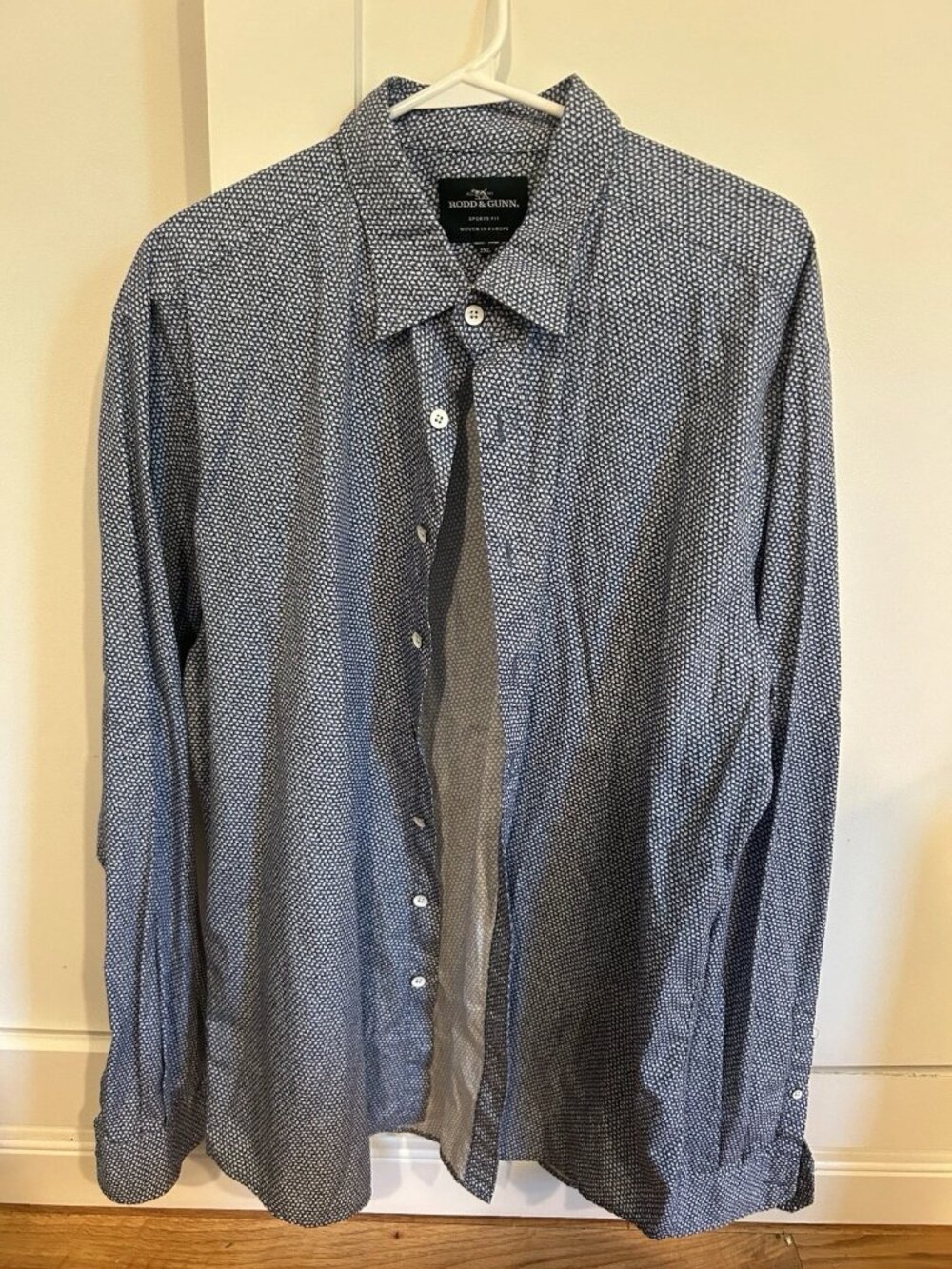 Rodd and Gunn 2XL Men’s Long Sleeve Button Up Shirt Sports Fit Blue